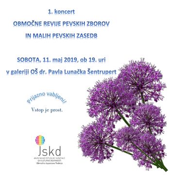 Območna revija pevskih zborov in malih pevskih zasedb