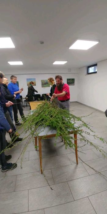 Izdelovanje beganc za cvetno nedeljo