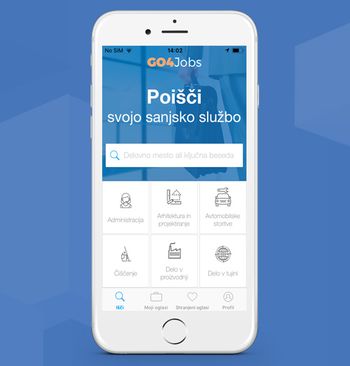 Mobilna aplikacija GO4 Jobs – aplikacija, ki olajša iskanje zaposlitve