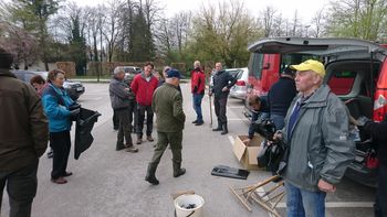 Tradicionalna čistilna akcija se je zaključila s skupinsko čistilno akcijo prvo soboto v aprilu