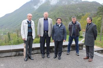 Obisk italijanske delegacije v Kobaridu