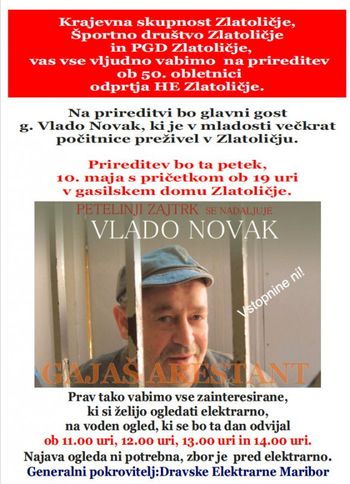 VABLJENI NA IGRO "GAJAŠ ARESTANT" - spremenjena je ura in kraj igre!