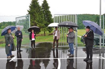 ČLANI UPRAVNEGA IN NADZORNEGA ODBORA LAS SOŽITJE MED MESTOM IN PODEŽELJEM NA OGLEDU USPEŠNO REALIZIRANIH EVROPSKIH PROJEKTOV V NAŠI OBČINI