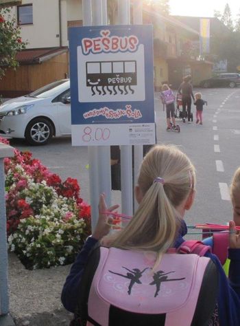 Vabilo prostovoljcem k sodelovanju v akciji Pešbus