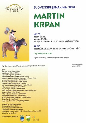 Martin Krpan - slovenski junak na odru