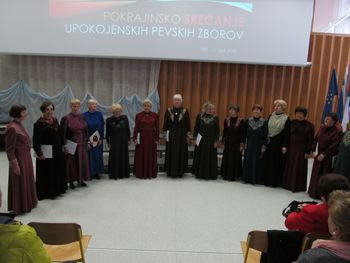 Josipinke nastopile na reviji pevskih zborov "Gorenjski upokojenci pojejo"