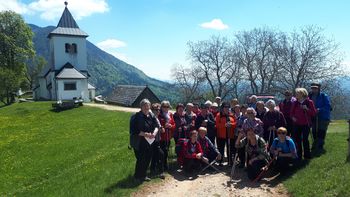 Vandrovke  osvojile  Sv. Peter  in Sankaško  kočo  nad Begunjami