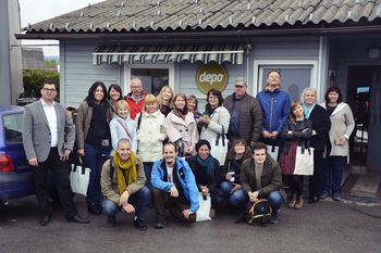 Vrhniko obiskala madnarodna delegacija Zero Waste