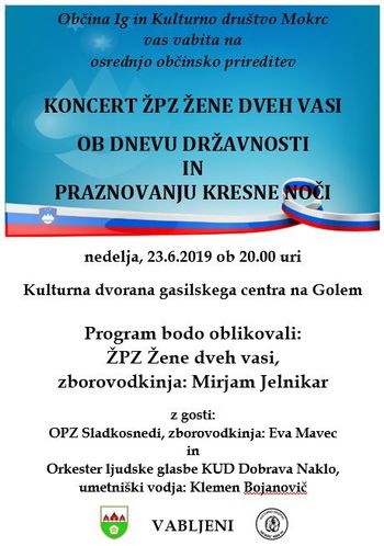 Vabilo na prireditev ob dnevu državnosti