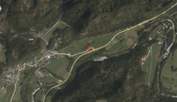 Polovična zapora ceste na Bohinjski Beli Polovična zapora ceste na Bohinjski Beli
