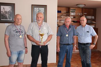 Ekipa DU Vojnik: Jože Jeram, Franc Lebič, Brežnik Branko in Ternovšek Miro