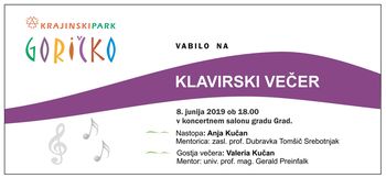 Vabilo na klavirski večer
