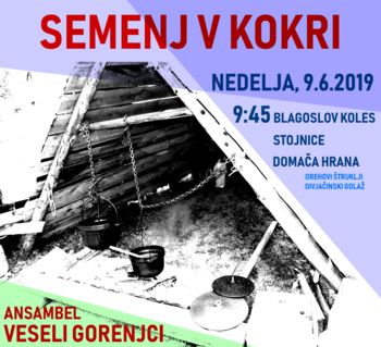 V nedeljo Semenj v Kokri - bi tam meli svojo stojnico?