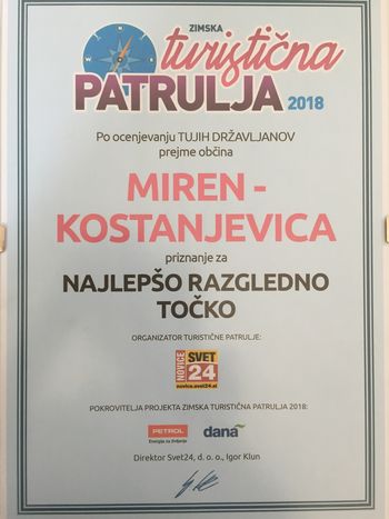 Pomnik miru na Cerju- NAJ RAZGLEDNA TOČKA v akciji Turistična patrulja 2018! Pomnik miru na Cerju- NAJ RAZGLEDNA TOČKA v akciji Turistična patrulja 2018!