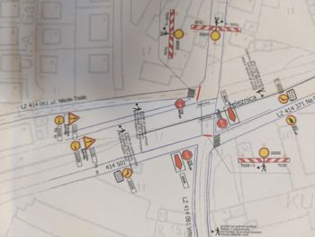 Zapora Vrtojbenske ceste zaradi rekonstrukcije vodovoda in kanalizacije ter ureditve ceste na območju železniškega prehoda