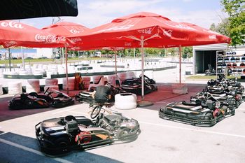 Na parkirišču pri Sinji Gorici po novem karting