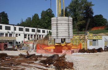 Gradnja novega prizidka pri Domu upokojencev na Polzeli