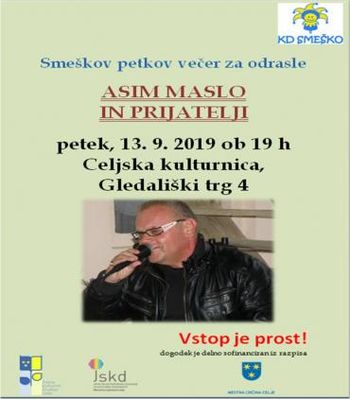 VEČER Z ASIMOM MASLOM IN PRIJATELJI