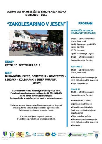 Zakolesarimo v jesen!
