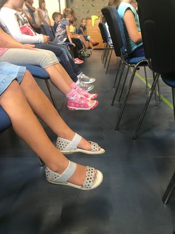 Male nožice naredile velik korak – prvič v šolo
