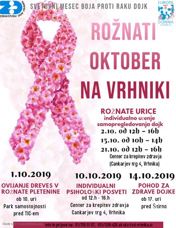 ROŽNATI OKTOBER NA VRHNIKI
