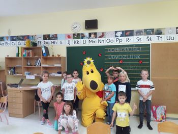 Obisk Kužka Pazi na DOŠ Prosenjakovci