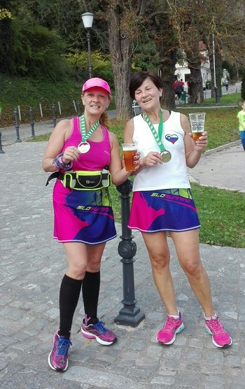 V cilju z medaljama in D vitamini.