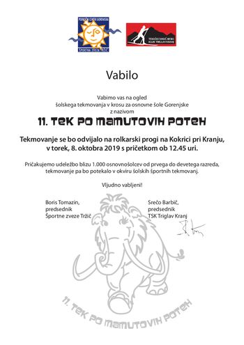 11. Mamutov tek