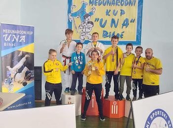 Judoisti osvojili kopico medalj na mednarodnem pokalu Una Bihać