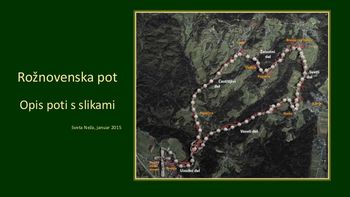 Postno romanje po Rožnovenski poti