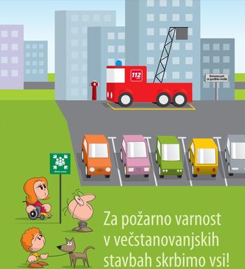 Začel se je mesec požarne varnosti, letos posvečen požarni varnosti v večstanovanjskih stavbah