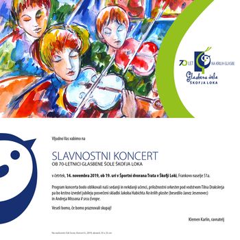 Slavnostni koncert ob 70-letnici Glasbene šole Škofja Loka