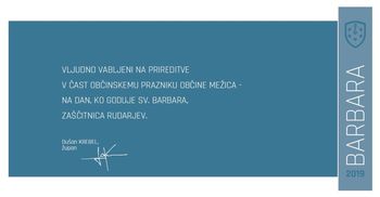 PRIREDITVE V ČAST OBČINSKEMU PRAZNIKU OBČINE MEŽICA