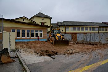Na OŠ AM Slomška gradijo jedilnico