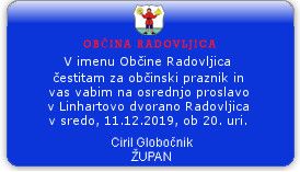 Vabilo na prireditve ob občinskem prazniku