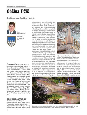 O Občini Tržič tudi v Letopisu Gorenjske