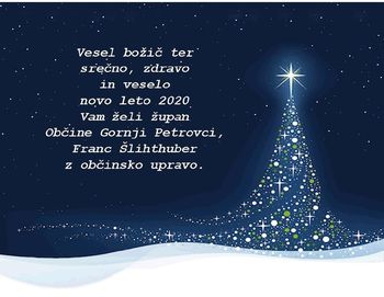 VESEL BOŽIČ IN SREČNO NOVO LETO 2020!