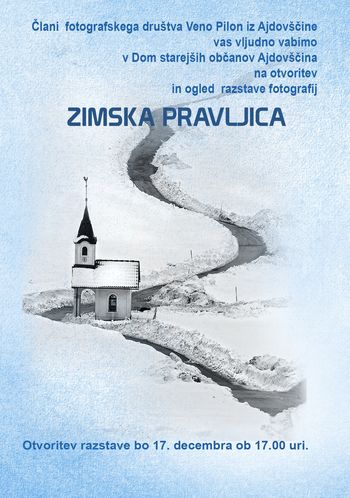 Fotografsko društvo Veno Pilon in njihova zimska pravljica