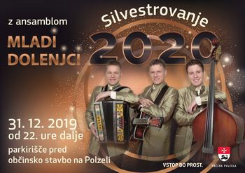 Silvestrovanje na prostem z ansamblom Mladi Dolenjci