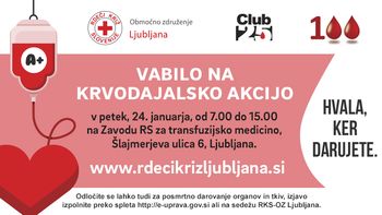 VABILO NA KRVODAJALSKO AKCIJO