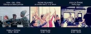 DRUŠTVO NAŠ DIŠEČI DOM VABI NA VADBE/DELAVNICE