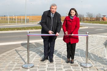 Krožišče Križ Cijan uradno predali namenu
