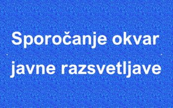 Možnosti sporočanja okvar javne razsvetljave