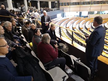 Ogled velike dvorane Evropskega parlamenta