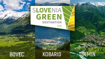 Občine Bovec, Kobarid in Tolmin prejemnice zlatega znaka 