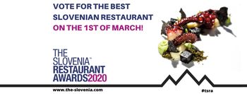 V ožjem izboru The Slovenija restaurant awards 2020 tudi restavracije iz občine Kobarid