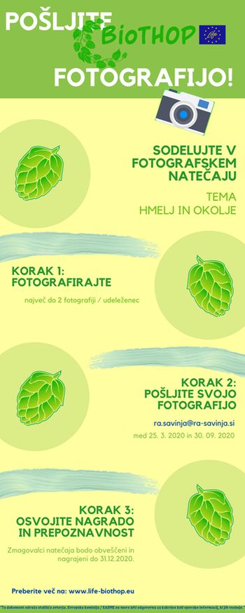 Foto natečaj HMELJ IN OKOLJE