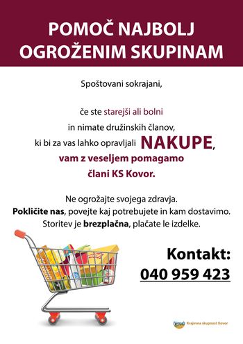 Pomoč pri nakupih za starejše