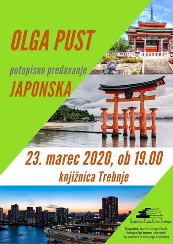 Potopisni večer Japonska