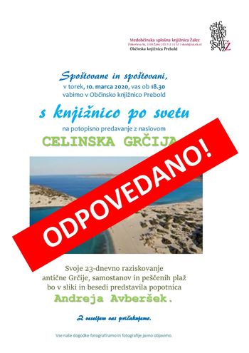 ODPOVEDANO! S knjižnico po svetu: Celinska Grčija